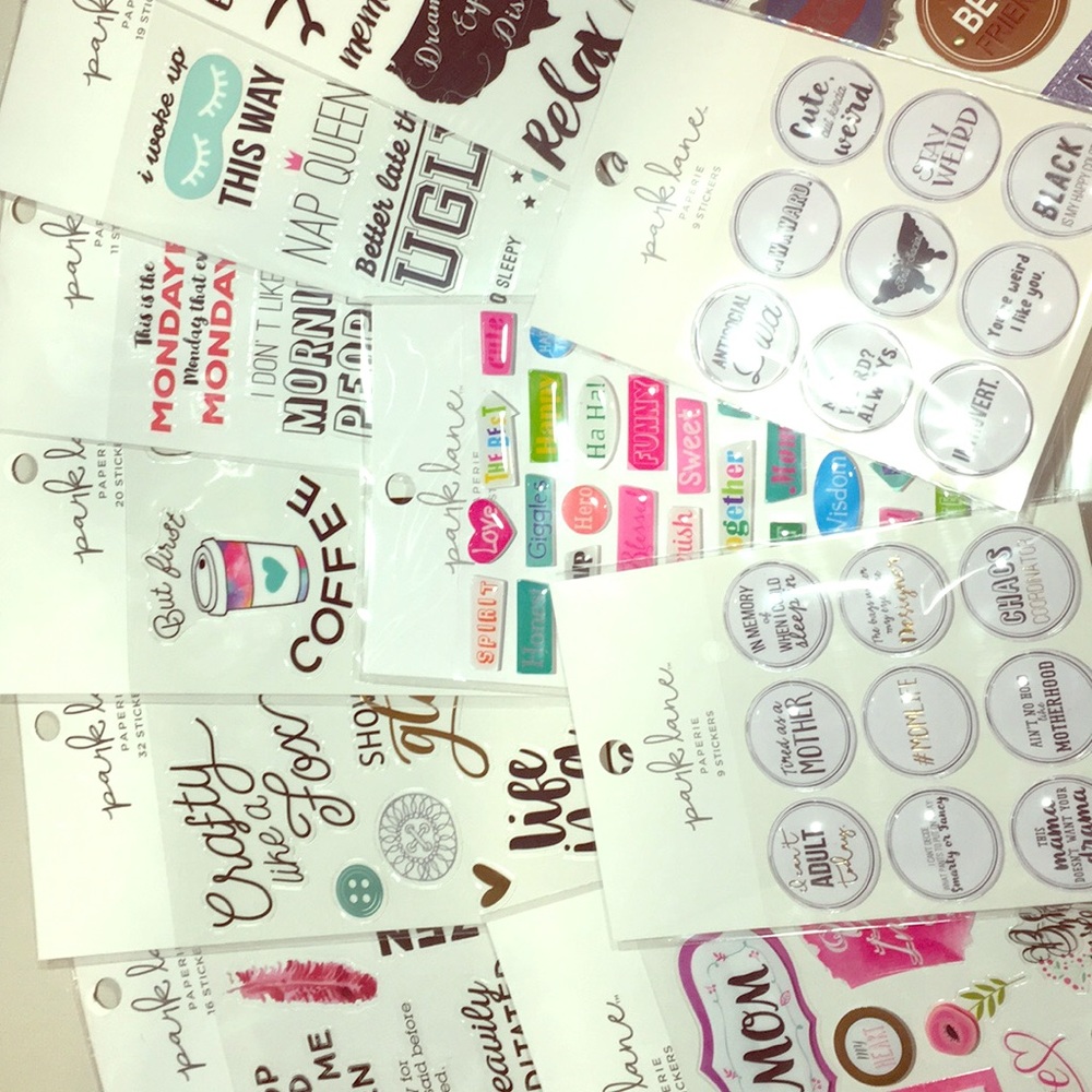 Park lane assortment of stickers